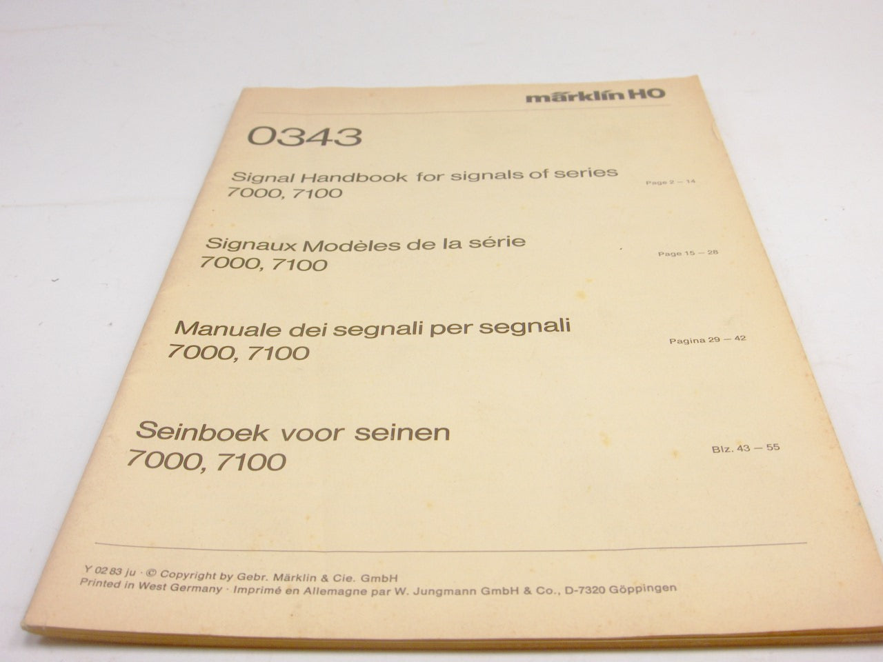 Marklin 343 |MDT21768